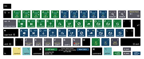 MMDW Serato DJ Shortcut Hotkeys Silicone Keyboard Cover Skin for MacBook Pro 16 inch A2141 2019 for MacBook Pro 13.3 inch A2338 M1/A2251/A2289 2020 New with Touch Bar & Touch ID European Version MMDW Serato DJ Shortcut Hotkeys Silicone Keyboard Cover Skin for MacBook Pro 16 inch A2141 2019 for MacBook Pro 13.3 inch A2338 M1/A2251/A2289 2020 New with Touch Bar & Touch ID European Version