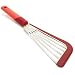 Kuhn Rikon SoftEdge Slotted 12-Inch Spatula, Red Edge and Handle