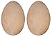 Produktbild Teemando® 2 X Stopfei aus Holz, als Fingerhut, Fingerschutz zum Sopfen von Löchern in der Kleidung