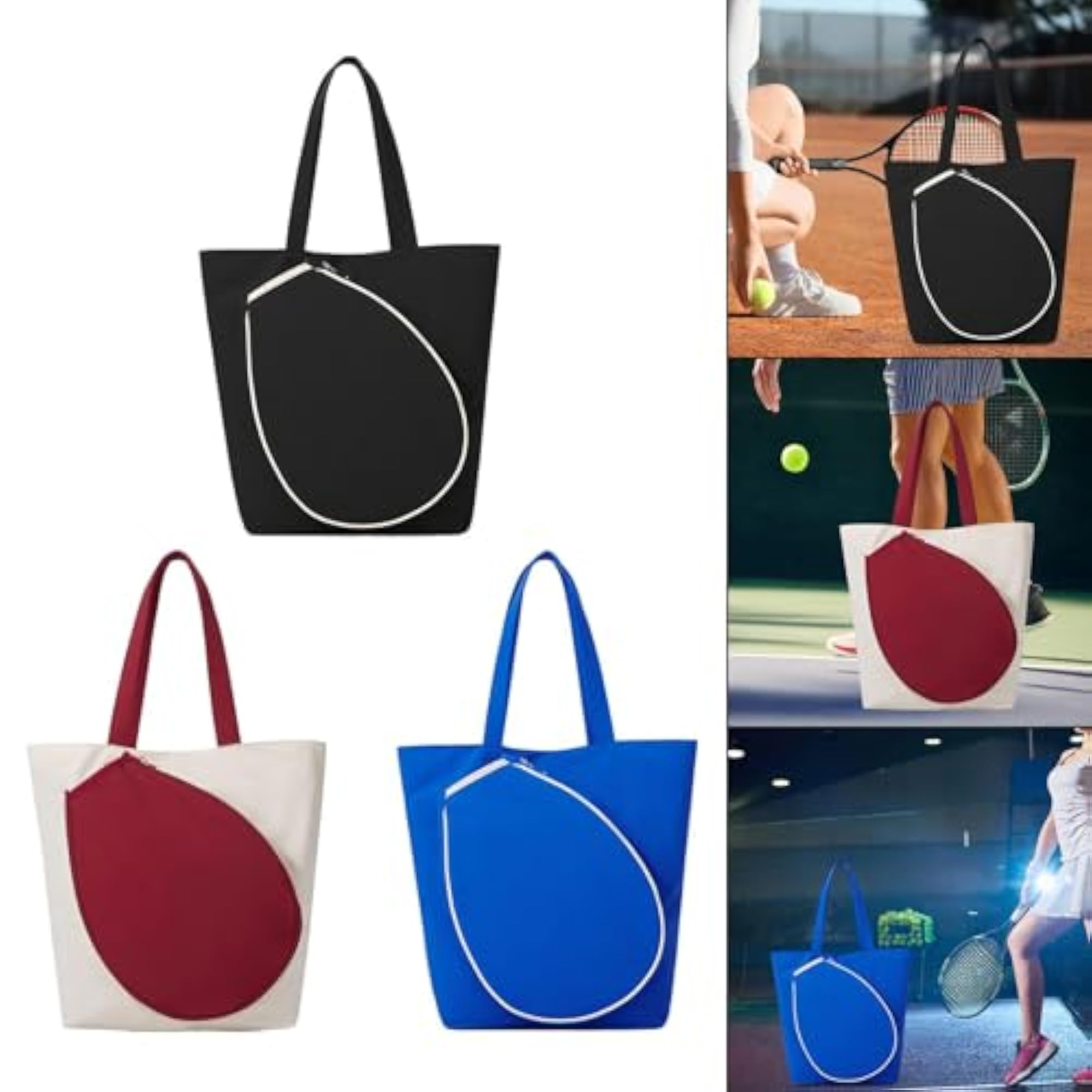 Easy Access Nylon Tennis Bag for Racquet Carrying