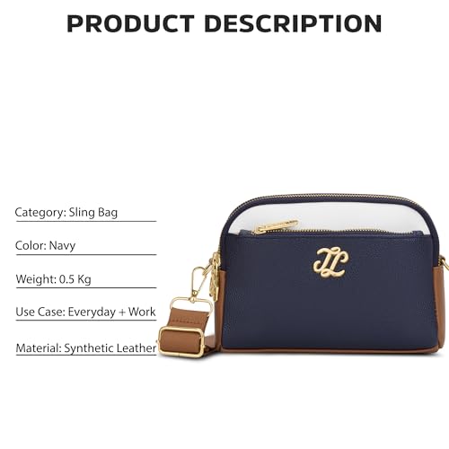 Image of Lavie Signature Women's Eugene Colourblock Crossbody Sling Bag | Ladies Purse Handbag | Gift for Women