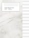 Standard Manuscript Paper: White Marble Blank Sheet Music (Notebook for Musicians)