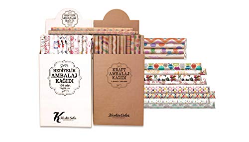 Ambalaj Kağıdı 70x100 Kraft Desenli