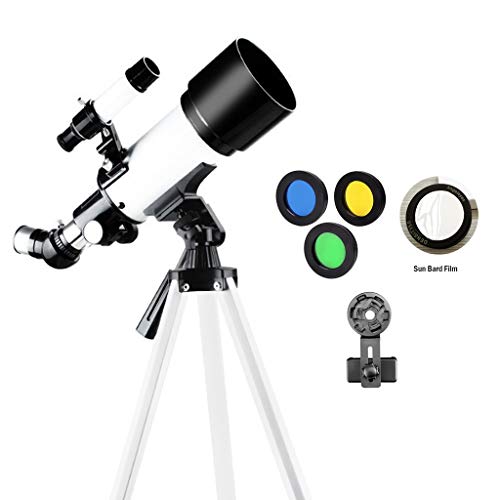 Telescopio refractor 70mm YXCKG con trípode ajustable miniatura 2