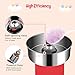 ROVSUN 21 Inch Cotton Candy Machine, Commercial Cotton Candy Maker Machine Electric Candy Floss Machine w/Stainless Steel Bowl, Sugar Scoop and Large Storage Drawer Home Party Carnival, Red