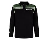 polo kawasaki homme Manga larga Kawasaki Sports - Polo de manga larga (talla S)