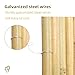 Gardgue Natural Bamboo Fence, 4 ft x 6 ft Bamboo Fencing Screen for Garden, Rolled Privacy Fence Screen for Indoor or Outdoor (1.2m x 1.8m Approx)