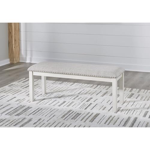 image for Signature Design by Ashley Robbinsdale Large Upholstered Dining Bench,