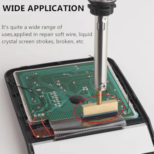 3Pcs 30w 60w 40W Soldering Iron T Tip T-Head Copper T-Tips + Rubber Cable Hot Press LCD Screen Pixel Flex Cable Repair Tool - Image 4