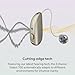 Jabra Enhance Select 700 Clinic-Quality OTC Hearing Aids, Licensed Audiology Services Included, Bluetooth LE Audio & Streaming for iOS/Android, Nearly Invisible & Comfortable, Sand
