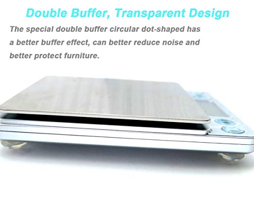 202 Pcs Combo Pack Clear Adhesive Bumper Pads, Round Spherical Square, Self Adhesive Sound Dampening Transparent Rubber Feet Pads For Cabinet Doors Drawers Glass Tops Picture Frames Cutting Boards #TOP5