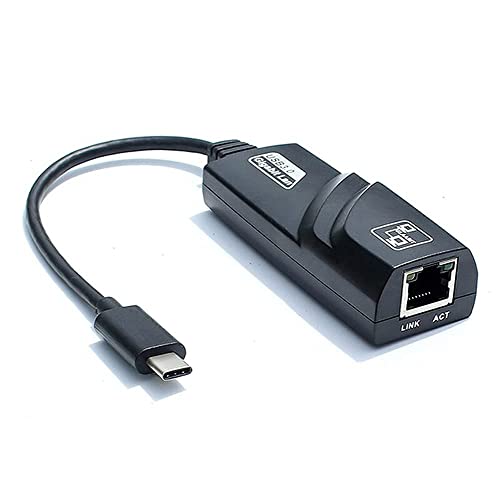Image of BLACKBOOST USB 3.1 Male Type-C to LAN Port RJ45 10 /100 /1000 MBps Gigabit Ethernet Network Adapter Connector for MacBook