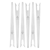  Triangle 90 492 06 01 Upcyceld Forks, 6 Stück Made in Solingen/Germany professionelle Qualität aus Edelstahl, Pommesgabel, Pickser, Antipasti-Gabel