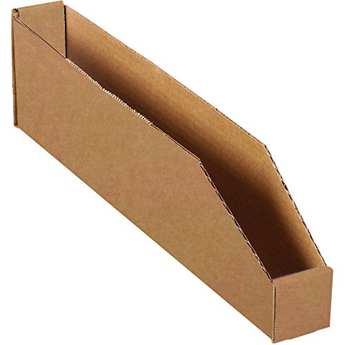 Image of Box USA BBINBWZ218K Open Top Bin Boxes, 2 inch x 18 inch x 4-1 /2 inch, Kraft (Pack of 50)