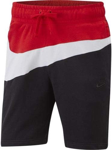 red white and black nike shorts
