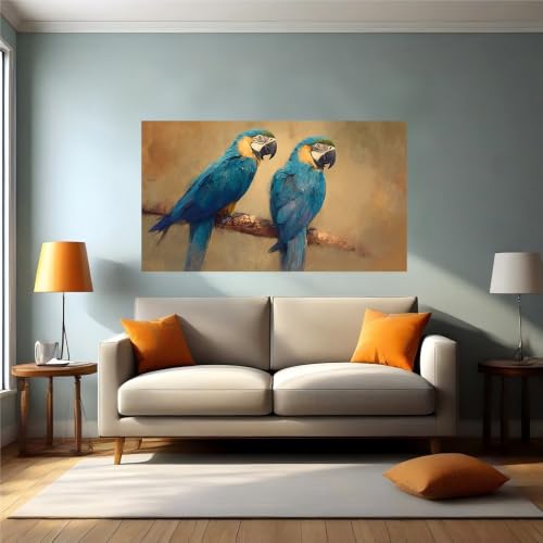 Vinilo loro azul para tapar imperfecciones de pared sin obras ni pintura 2