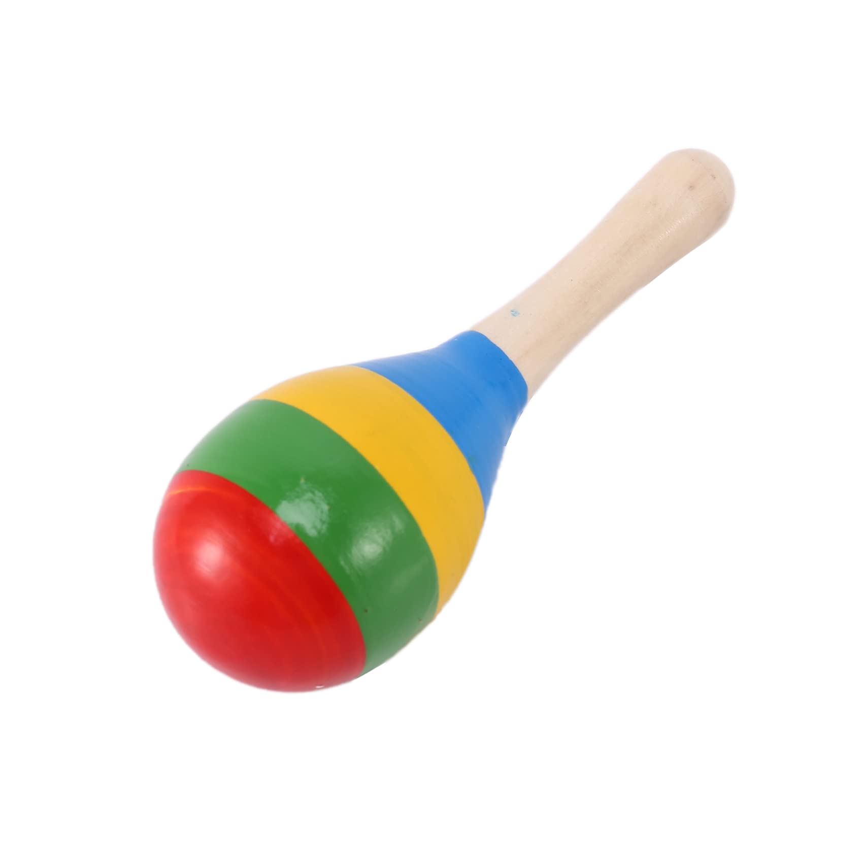 JOYIN 12 Mini Maracas In 6 Designs: Wooden Noisemaker For Parties, Mexican Fiesta, Cinco De Mayo, Carnivals