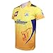KD Cricket IPL Jersey Supporter Jersey T-Shirt 2024/25 MI, CSK, RCB,KKR,RR,KXIP,SRH,GT,LSG and DC - CSK 40