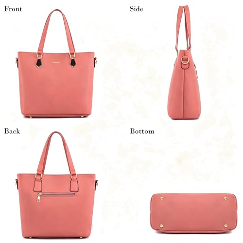Image of OTMIPIML Purses and Handbags for Women Synthetic Leather Tote Crossbody Bags Satchel Purses Set 6pcs | Set