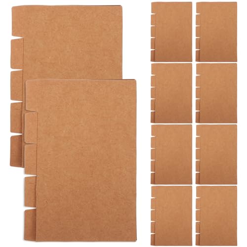 Separadores de página de papel kraft de 3x5 pulgadas para mantener tu oficina y estudio ordenados