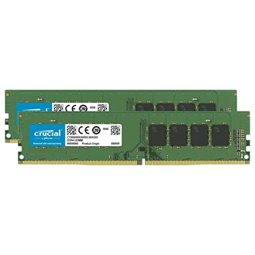 Crucial RAM CT2K32G4DFD832A 64GB (2x32GB) DDR4 3200MHz CL22 (o 2933MHz o 2666MHz) Kit de Memoria Portátil