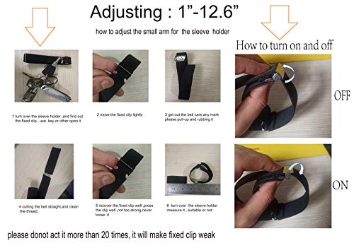 Image of Cyprinus Carpio Elastic Adjustable Armband Shirt Garter Sleeve Holders