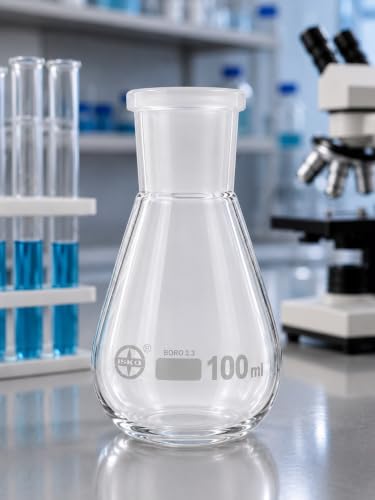 Image of ISKO 24 /29 Joint Recovery Flask Heavy Wall Single Neck Round Bottom Evaporating Flask (100ml)