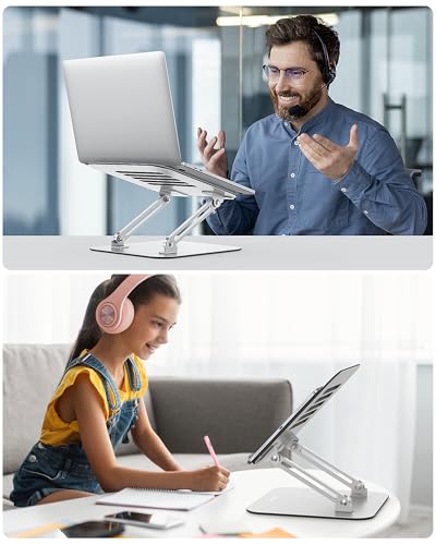 OMOTON Adjustable Metal Laptop Stand – Foldable & Portable — view 9