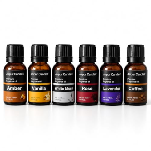 Image of Fragrance Oil | 15 ml | Aroma Oil for Home Fragrance | Best for Aromatherapy | Use in Diffusers, Candles, Air Fresheners (15MLx6, Blend Set)
