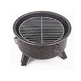 brasero barbacoa leroy merlin Pantalla de protección: La pantalla de nuestro calentador de terraza le permite observar el fuego ardiendo. De alguna manera, aumenta la seguridad porque evita que salpiquen chispas o escombros, al mismo tiempo que evita el contacto directo con la fuente del fuego y evita las quemaduras.