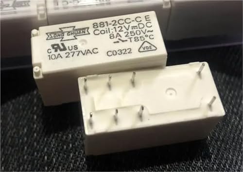 Relais 8 broches 881-2CC-SE 5V et 12V pour automatisme