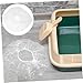 BUGUUYO 50pcs Cat Litter Box Lining Bunny Habitat Liner Bird Cage Liner Bunny Cage Animal Bedding Bunny Toilet Training Pad Rat Cage Liner Milk Crate Liner Dustproof Cover or White