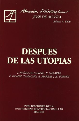 Portada de Despues de las Utopias Actas