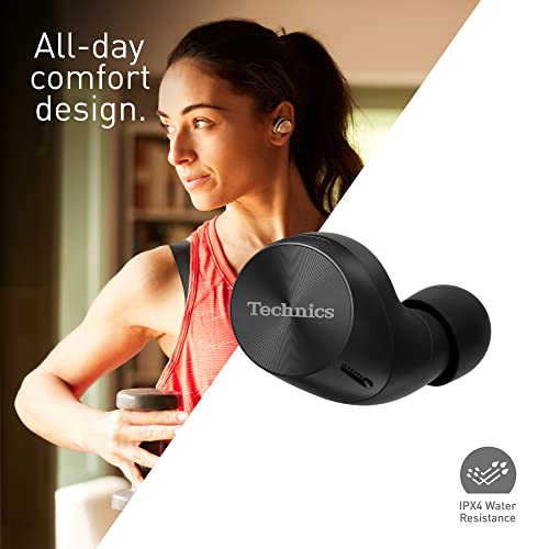 Technics EAH-AZ60M2 Wireless Earbuds with Noise Cancelling, 3 Device Multipoint Bluetooth, Comfortable In-Ear headset - Image 3