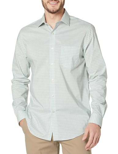 Chemise anti-plis homme coupe droite stretch en tissu bordeaux extensible