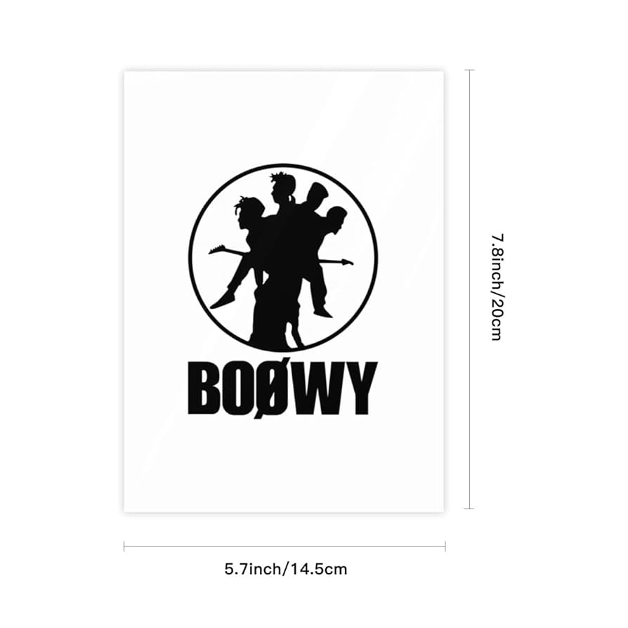 サーフ＆ターフ★ステッカー5枚セット★I LOVE BOGEY【本物保証】 Amazon.co.jp: クリスタルステッカー ボウイ Boowy Boøwy バイク