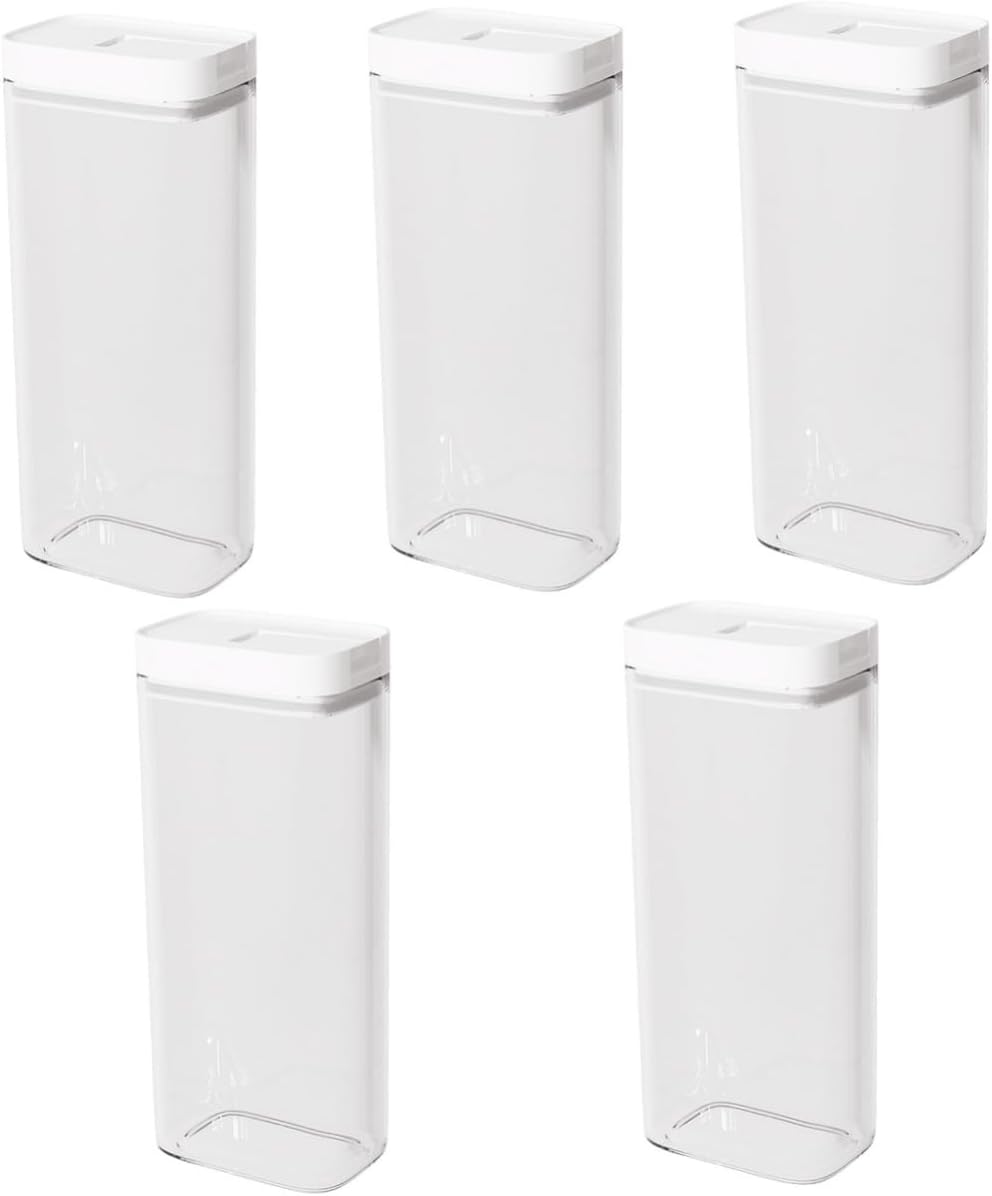 5pcs Pasta Container Spaghetti Organizer Kitchen Storage Pantry Canister