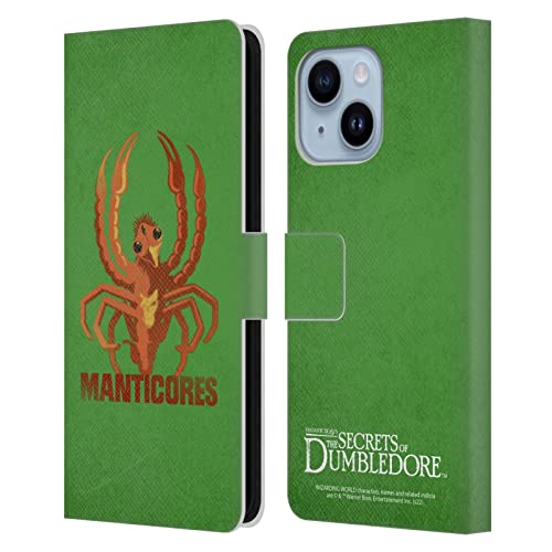 Housse iPhone 14 Plus Fantastic Beasts avec fentes cartes et support vidéo