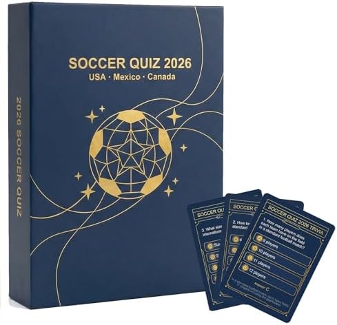 Soccer Party Game for World Cup 2026 – 200 Question Cards for Adu...
