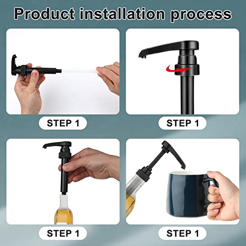 8 Confezioni Pompa Sciroppo di Caffè, Adatta alla