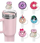 Coperture Per Cannuccia Stanley Cup - Set Da 6 In Silicone Alimentare, Design Divertenti, Antipolvere - Foto 10