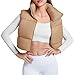 Women's Winter Cropped Puffer Vest Crop Jackets For Women Full Zip Stand Collar Padded Lightweight Outwear Vest Khaki Y2K S