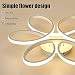 De Techo Del LED, Creativa Moderna De La Flor De Techo En...