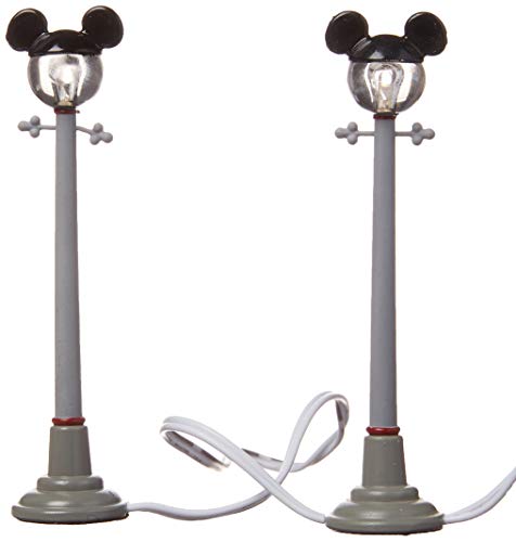 Department 56 Zinc Alloy, Plastic, Disney Village Mickey Street Lights General Accessory, 4.375 Inch #TOP1