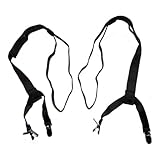 Hold-Ups Dress Shirt Stays in Stirrup Style with Patented No-slip metal Clips
