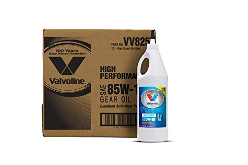 Valvoline High Performance SAE 85W-140 Gear Oil 1 QT, Case of 12