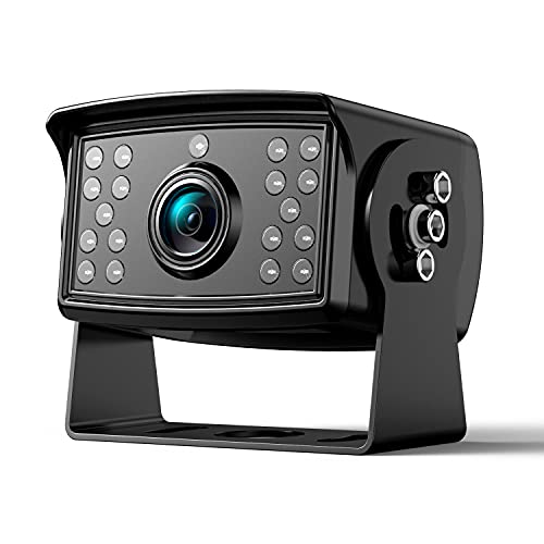 Image of Fookoo HD Single Rear View Camera for Wired Backup Camera System, No Infrared Lights, Colored Night Vision, for FHD1, FHD2, DY901, DY912, DY4C, DY101, DY102, DY103, DY104.