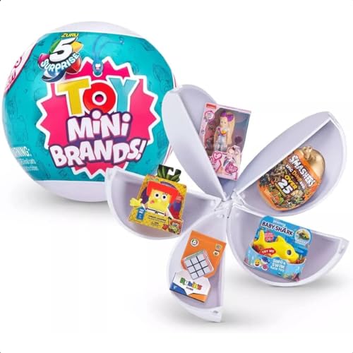 Mini Marcas de Brinquedos Colecionáveis 5 Surprise Xalingo - Mini Brands Toys - Bolinha Colecionável