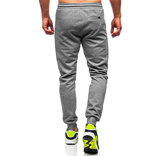 Buxkr Mens Casual Joggers Sweatpants For Jogging,Running Or Athletic Activities,Light Grey,Xl #TOP2