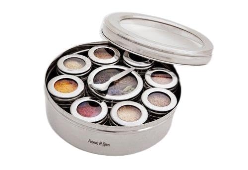 The Three Sisters Stainless Steel Masala Dabba Spice Box